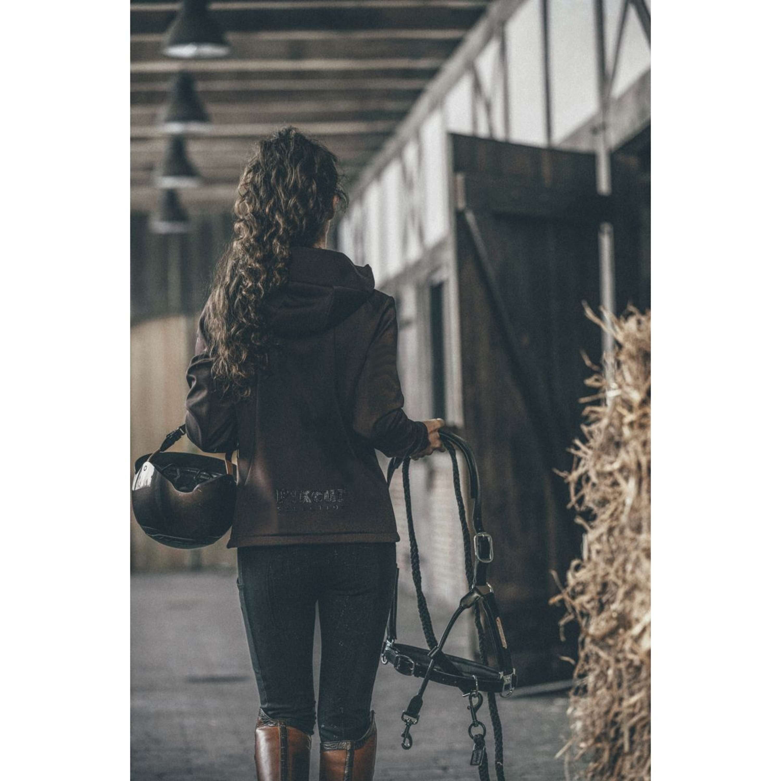 Pikeur Blouson TechVelvet Fleece AW26 Marron chocolat