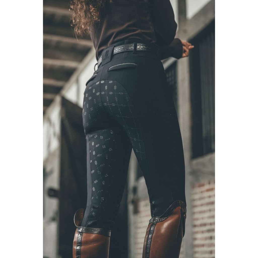Pikeur Pantalon d'Équitation Linnet GripTec SO Highwaist Full Grip Noir