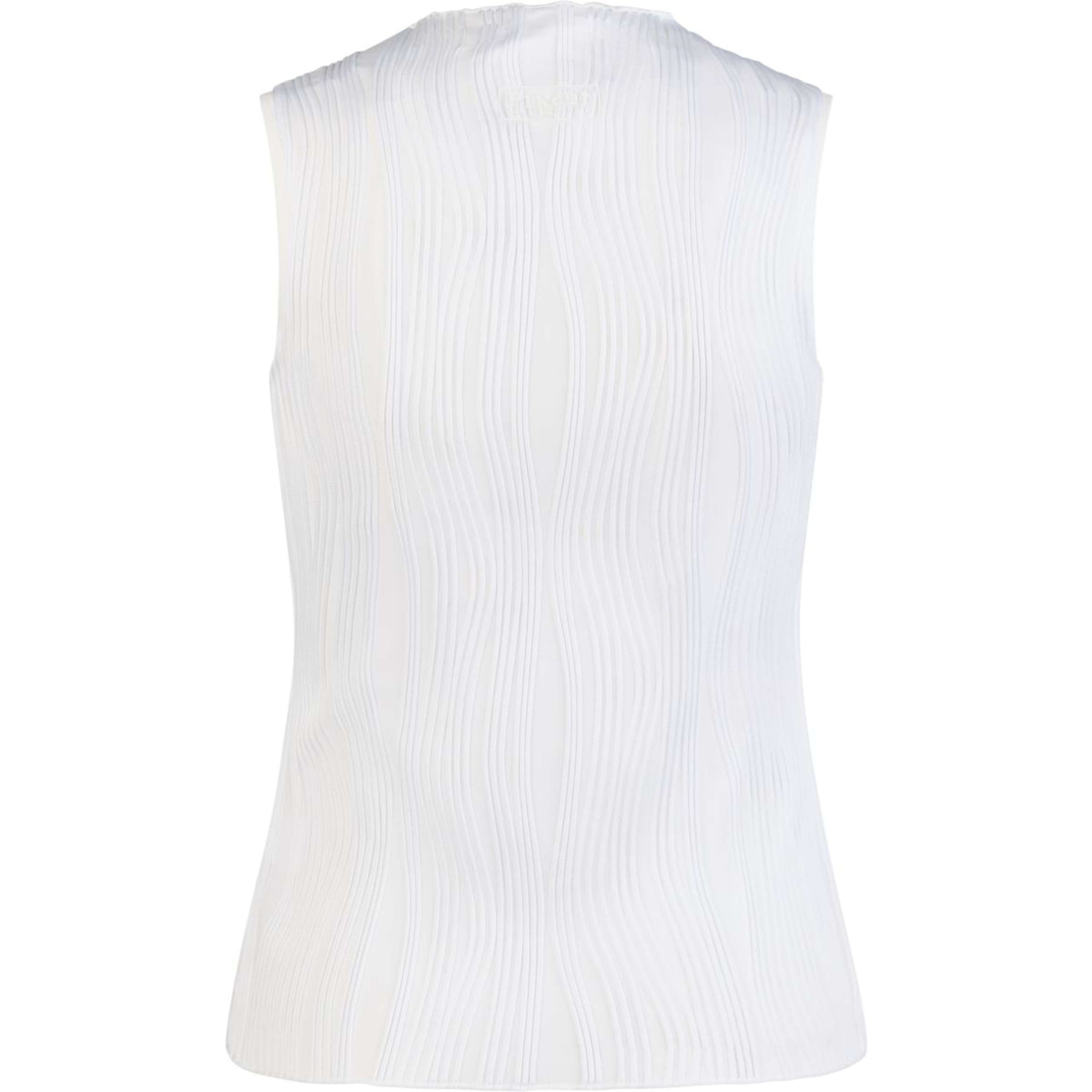 Pikeur Haut Selection SS26 Sans Manche Blanc