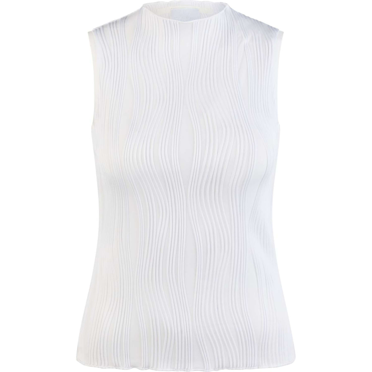 Pikeur Haut Selection SS26 Sans Manche Blanc