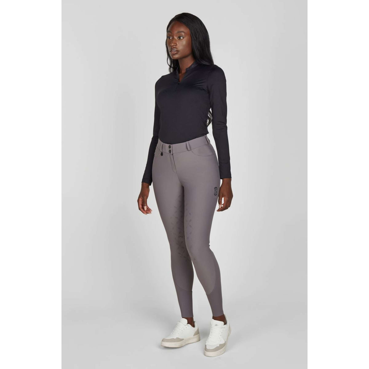 Pikeur Pantalon d'Équitation Ceelina SD SS26 Full Grip Ash Plum