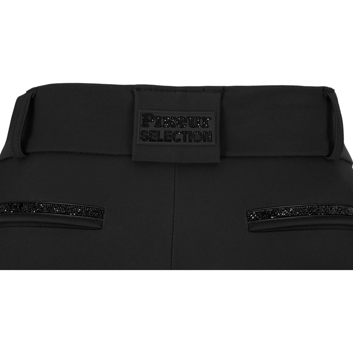 Pikeur Pantalon d'Équitation Ceelina Leather Seat SS26 Full Grip Noir