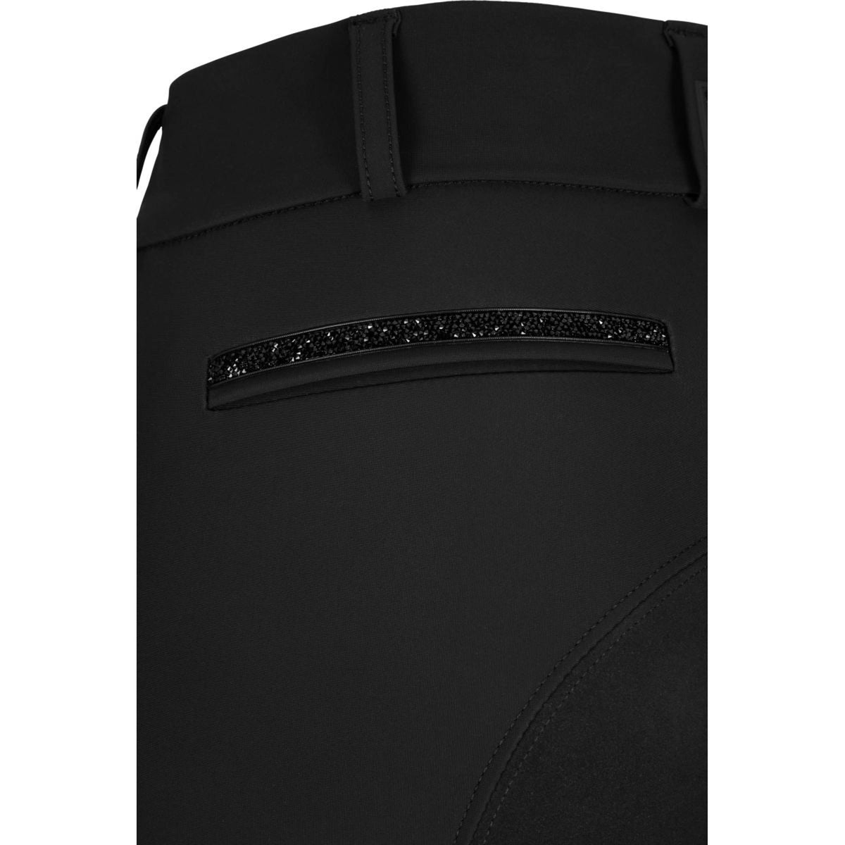 Pikeur Pantalon d'Équitation Ceelina Leather Seat SS26 Full Grip Noir