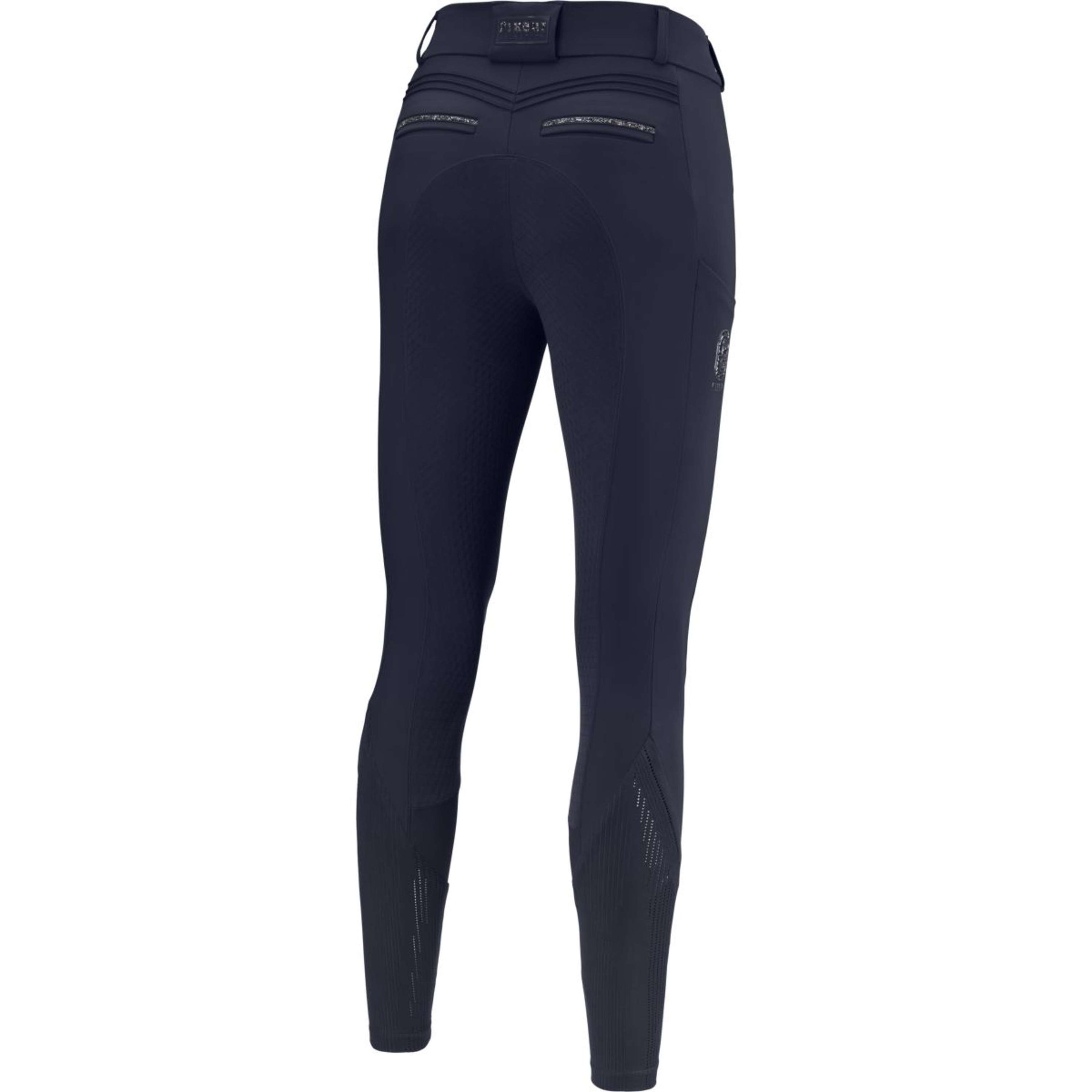 Pikeur Pantalon d'Équitation Ceelina GridTexLeather Highwaist Full Grip Nightblue