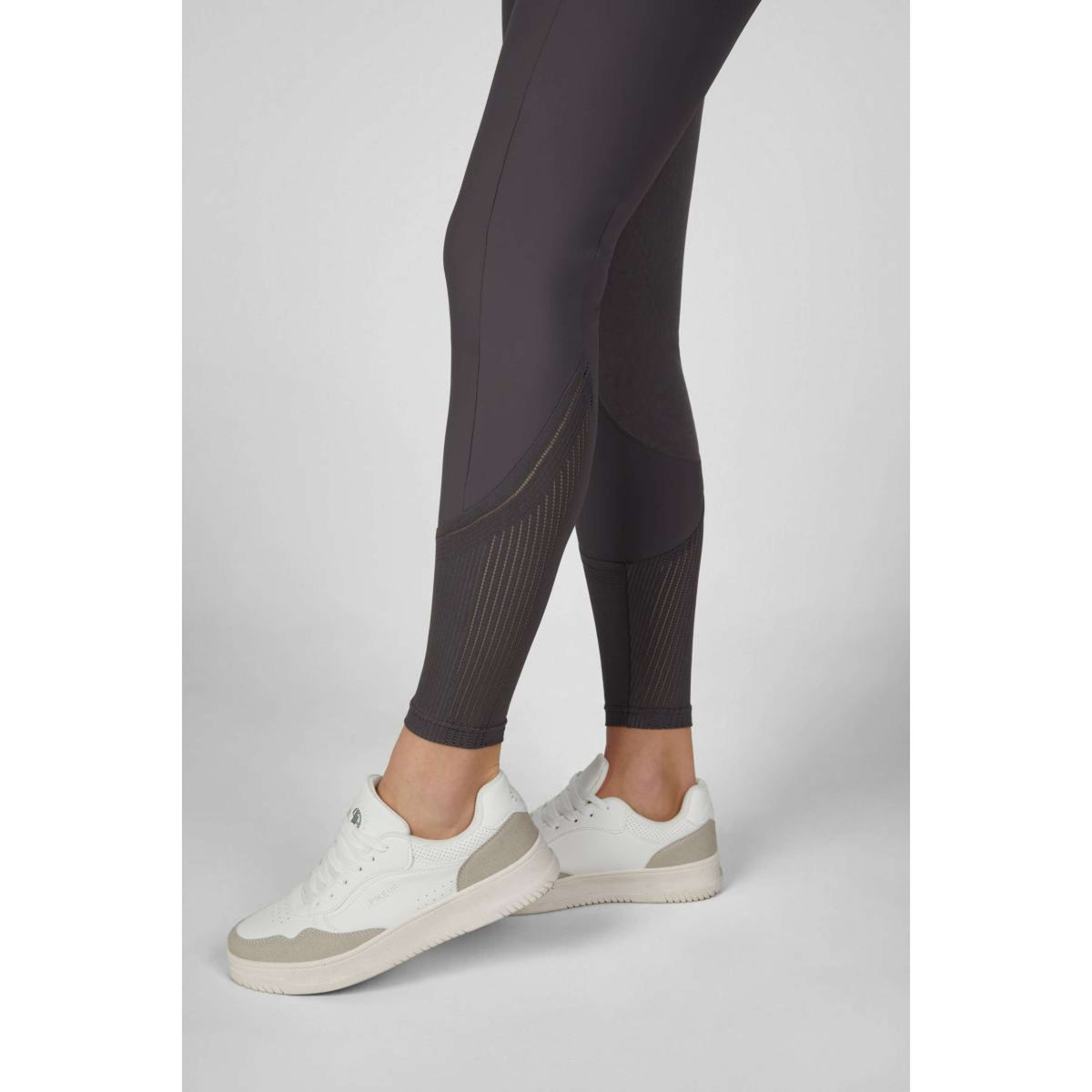 Pikeur Pantalon d'Équitation Ceelina GridTexLeather Highwaist Full Grip Basalt Grey