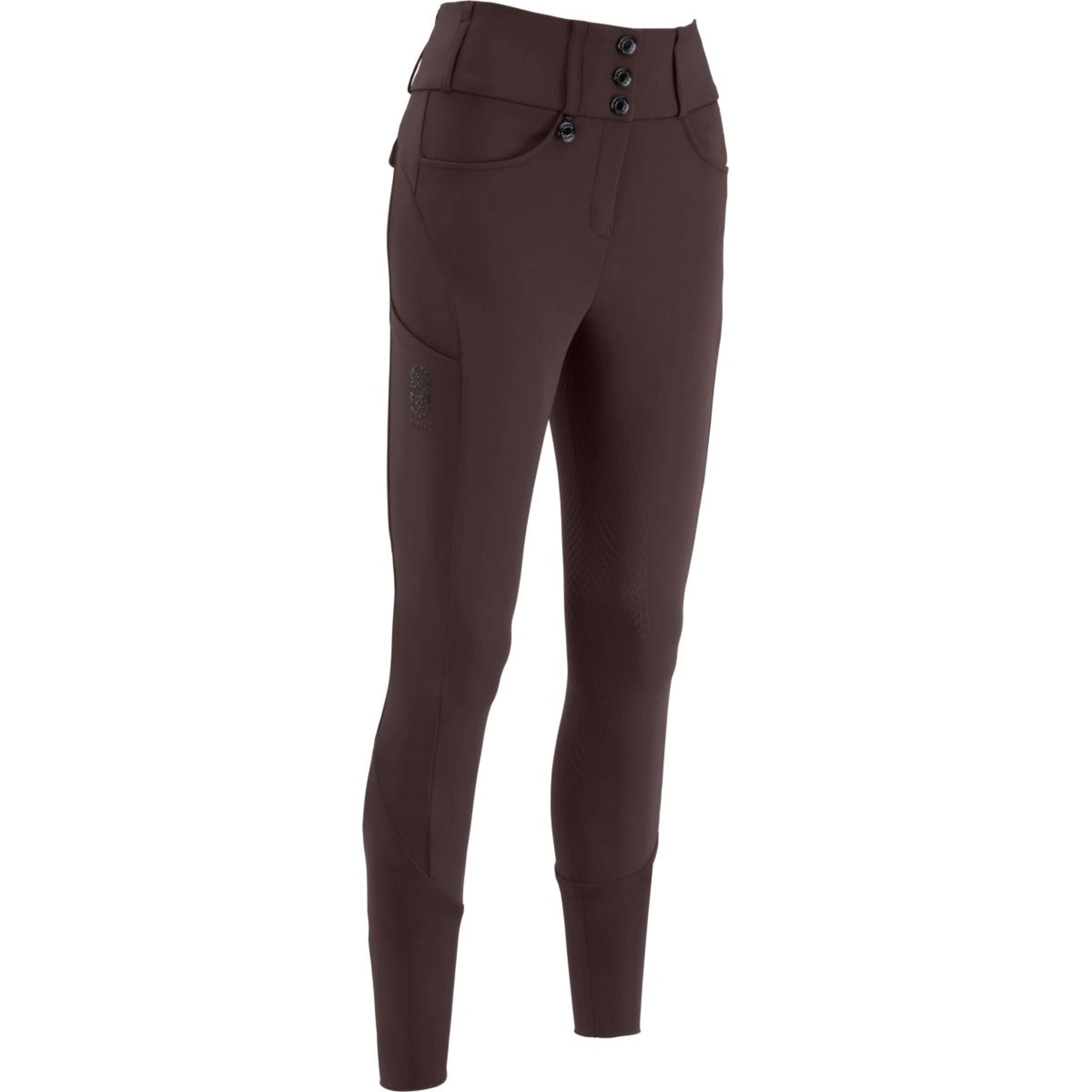 Pikeur Pantalon d'Équitation Cantira MatrixGripTec Highwaist Full Grip Marron chocolat