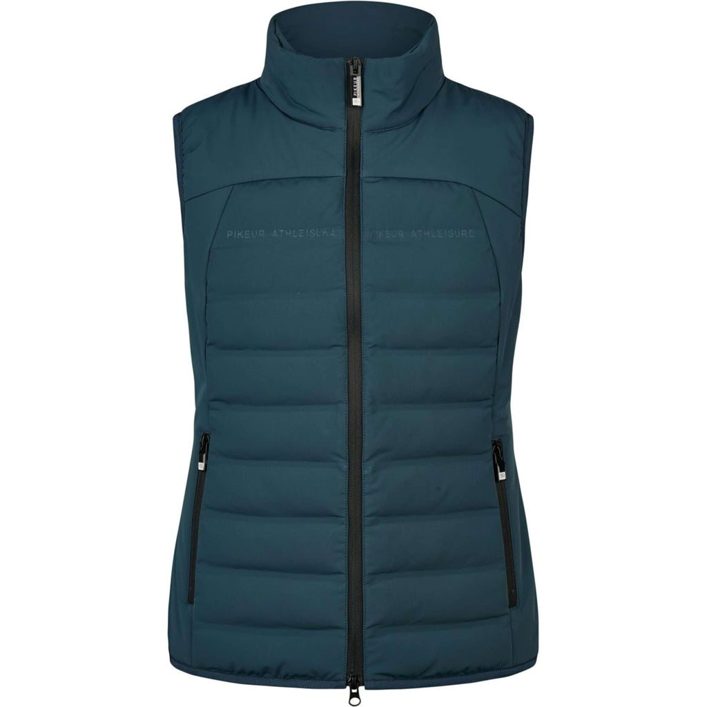 Pikeur Bodychauffant Quilted FlexVest Athleisure AW26 Pine Green