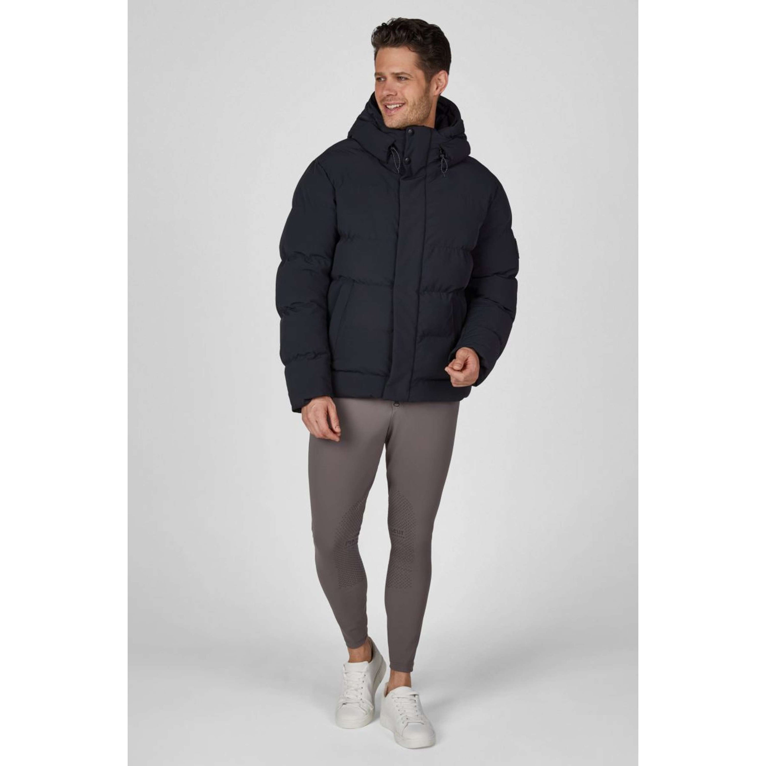 Pikeur Manteau d'Hiver Quilted Athleisure AW26 Hommes Noir Pikeur Manteau d'Hiver Quilted Athleisure AW26 Hommes Noir