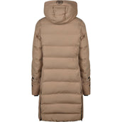 Pikeur Veste Longue Quilted Raincoat Athleisure AW26 Mocha Cream