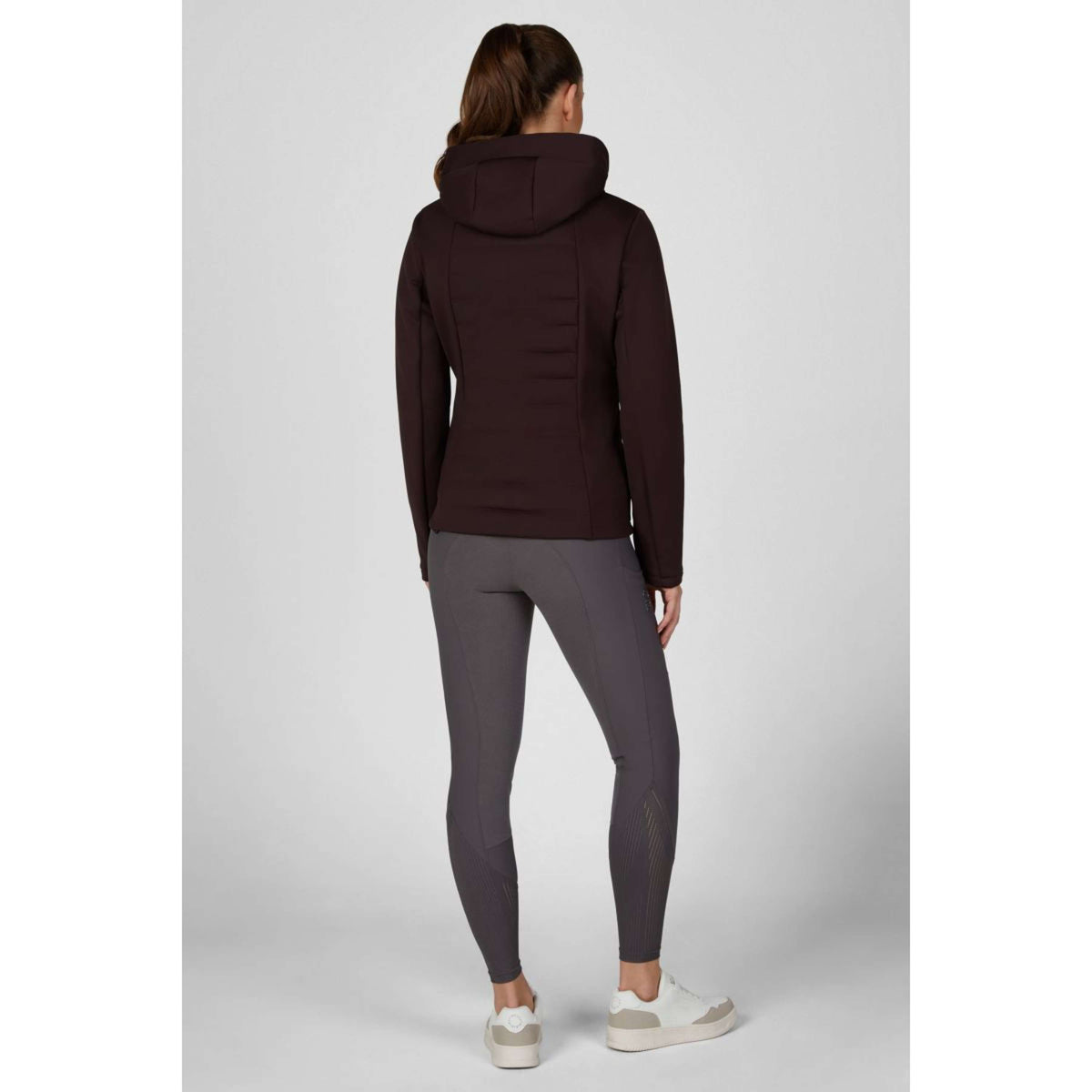 Pikeur Blouson QuiltShield Fleece AW26 Marron chocolat