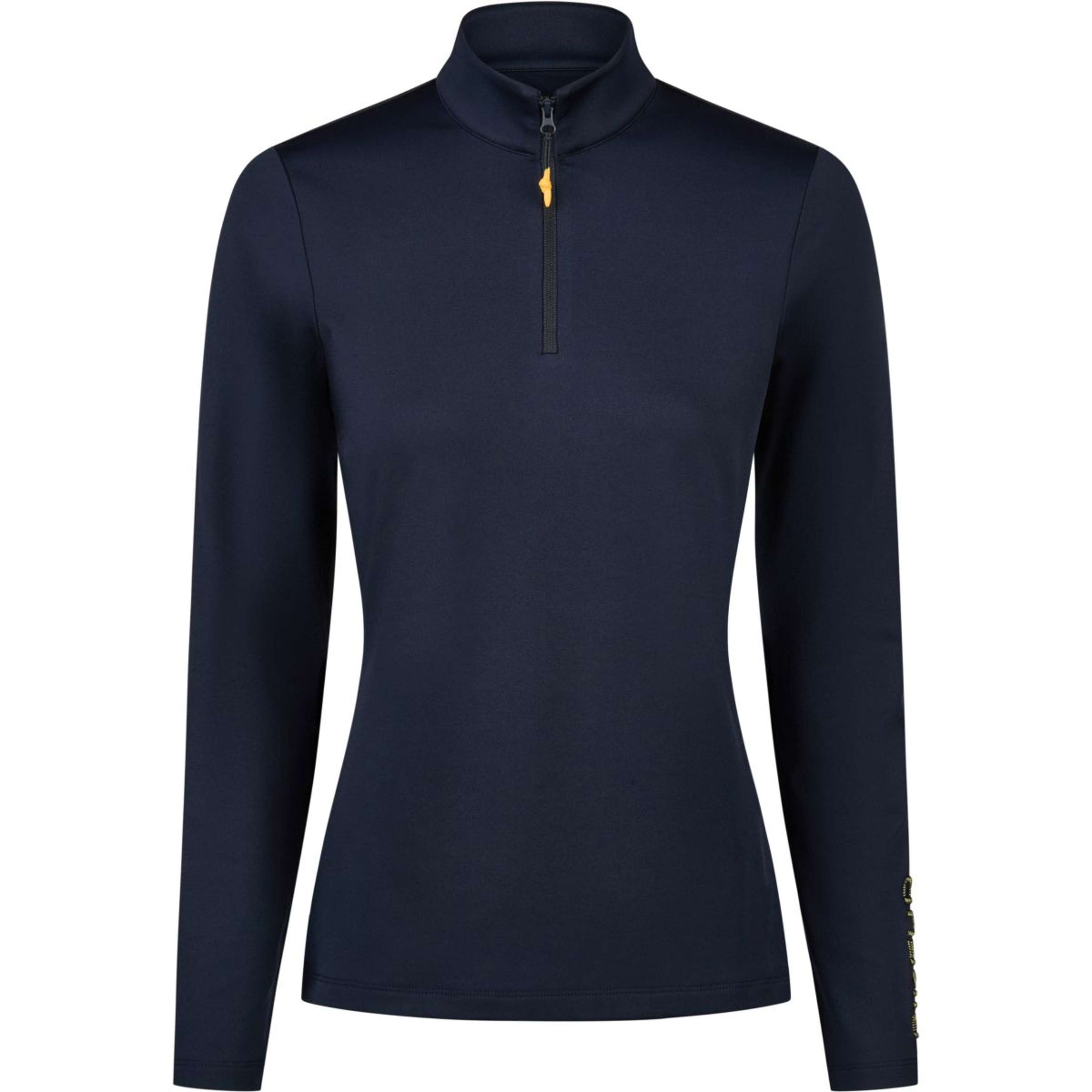 Pikeur Chemise Zip Athleisure AW26 Longues Manches Navy Blue