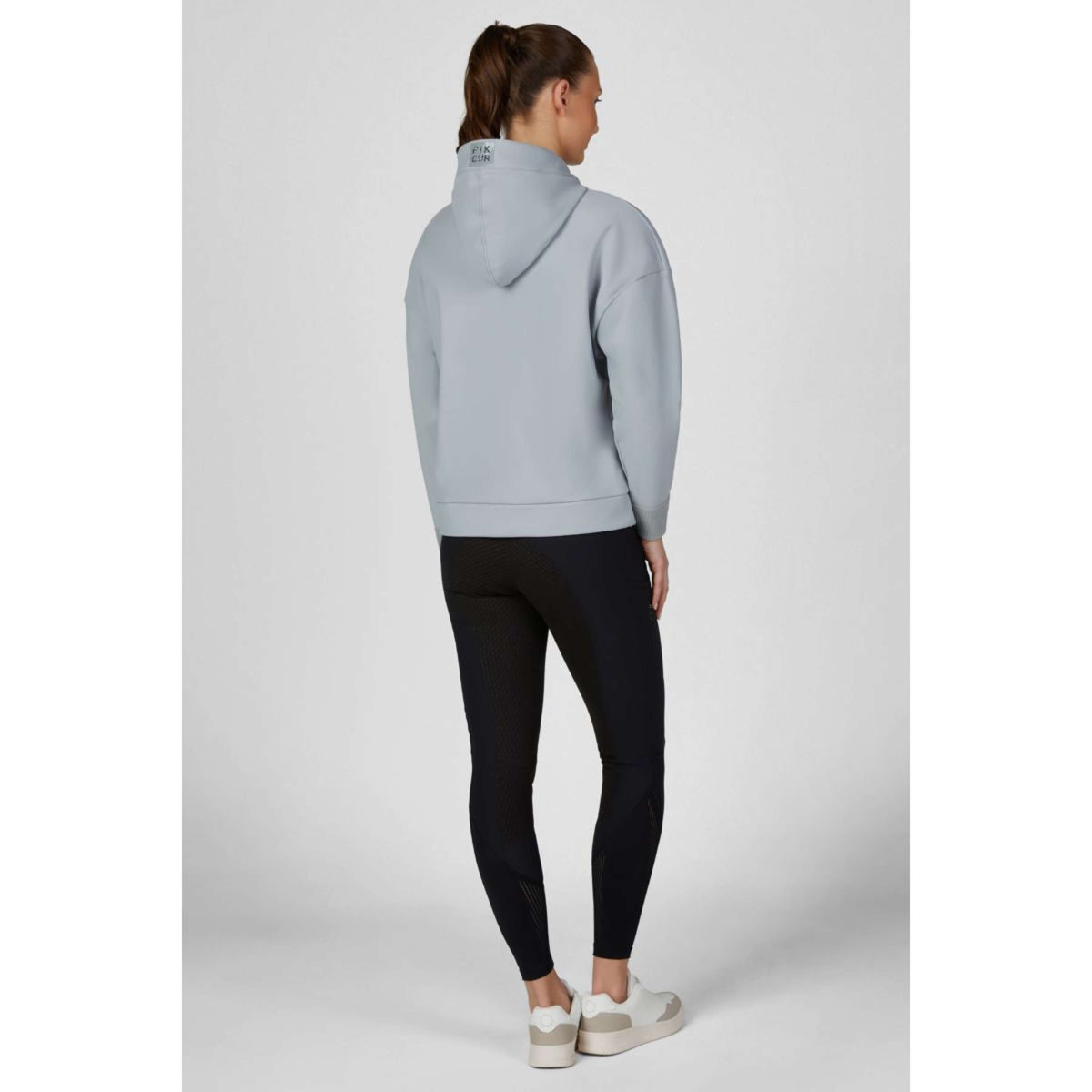 Pikeur Pull col Hoodie PlushLuxe Selection AW26 Dusty Blue