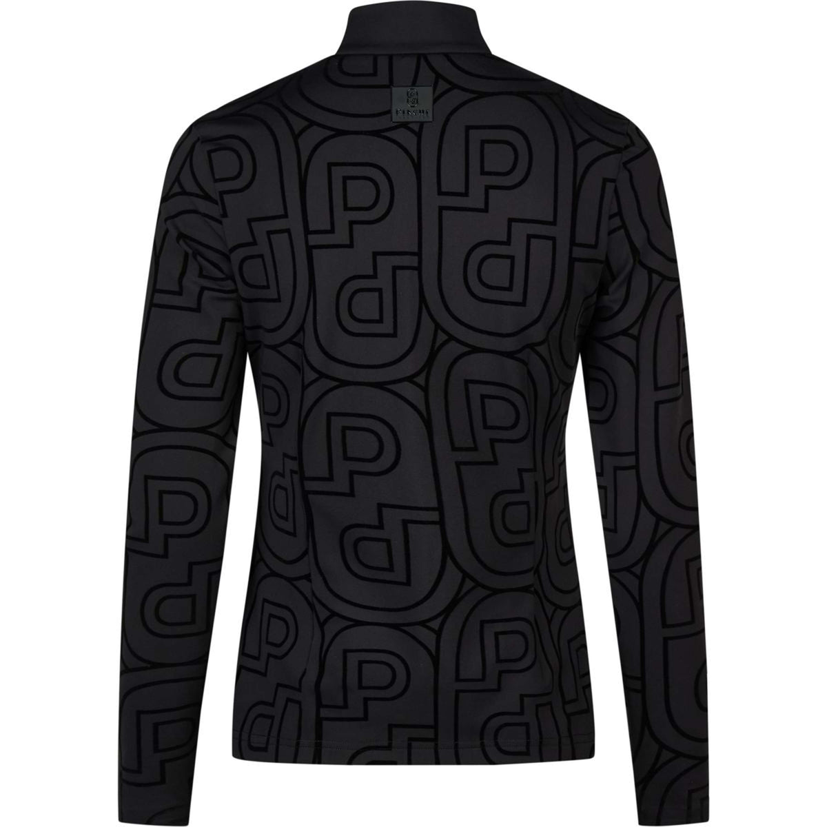 Pikeur Chemise Zip Print Selection AW26 Longues Manches Noir
