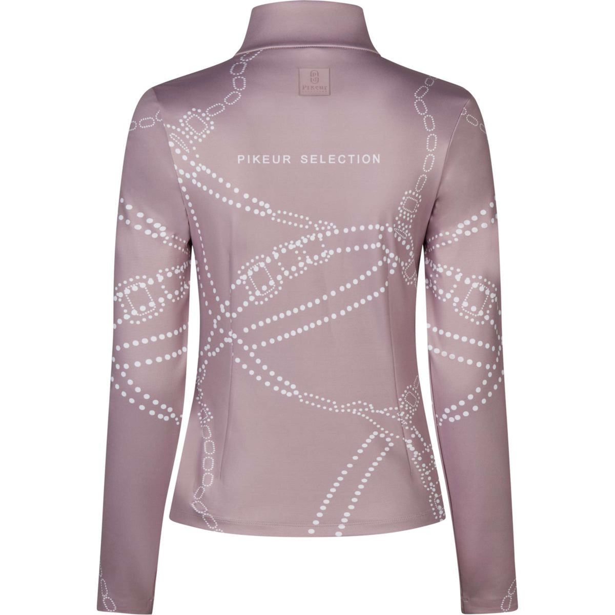 Pikeur Chemise Zip Print Selection AW26 Longues Manches Ash Mauve