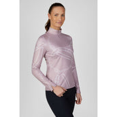 Pikeur Chemise Zip Print Selection AW26 Longues Manches Ash Mauve