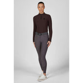 Pikeur Chemise Zip Rip Selection AW26 Longues Manches Marron chocolat