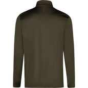 Pikeur Chemise Zip Athleisure AW26 Hommes Olive Vert