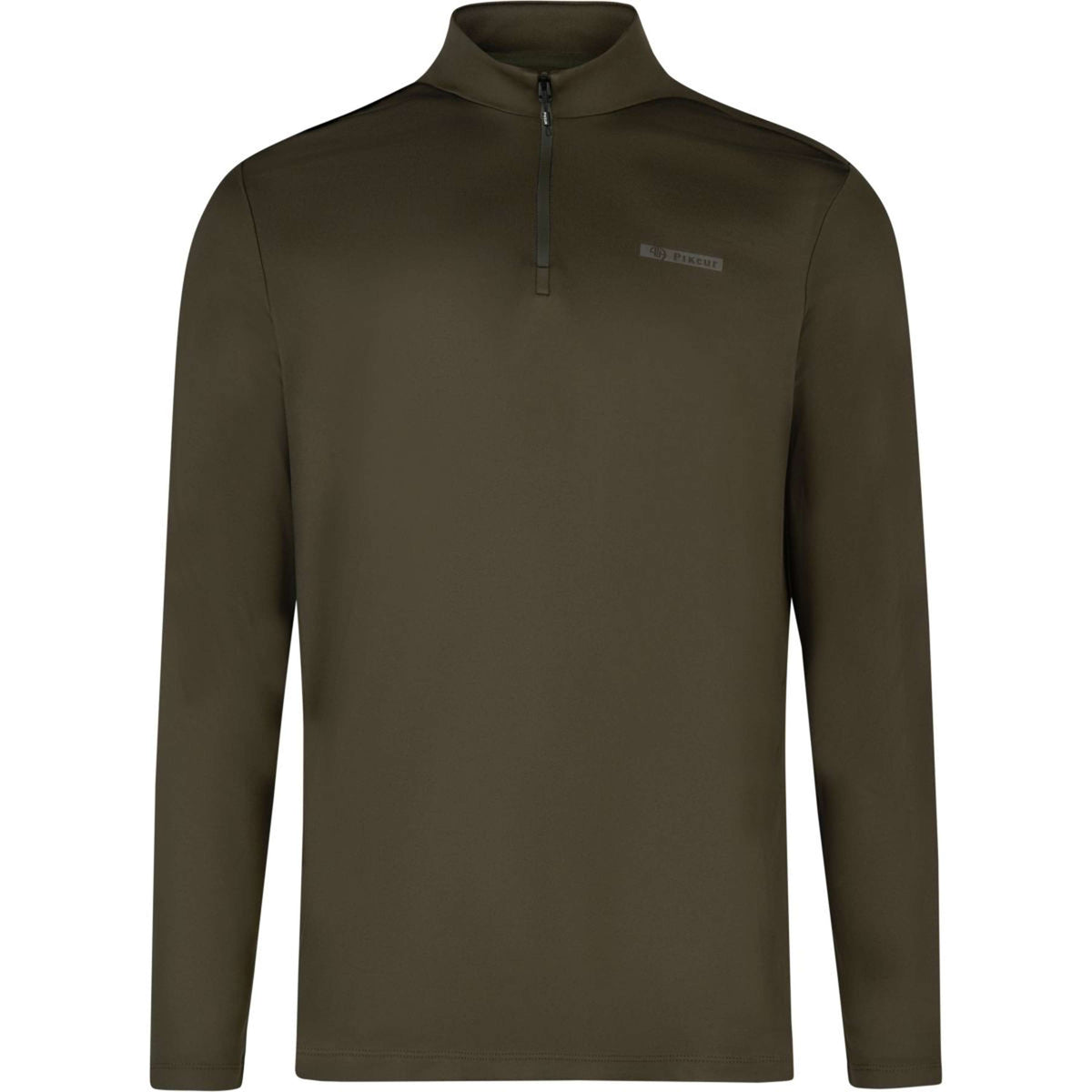 Pikeur Chemise Zip Athleisure AW26 Hommes Olive Vert