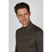 Pikeur Chemise Zip Athleisure AW26 Hommes Olive Vert