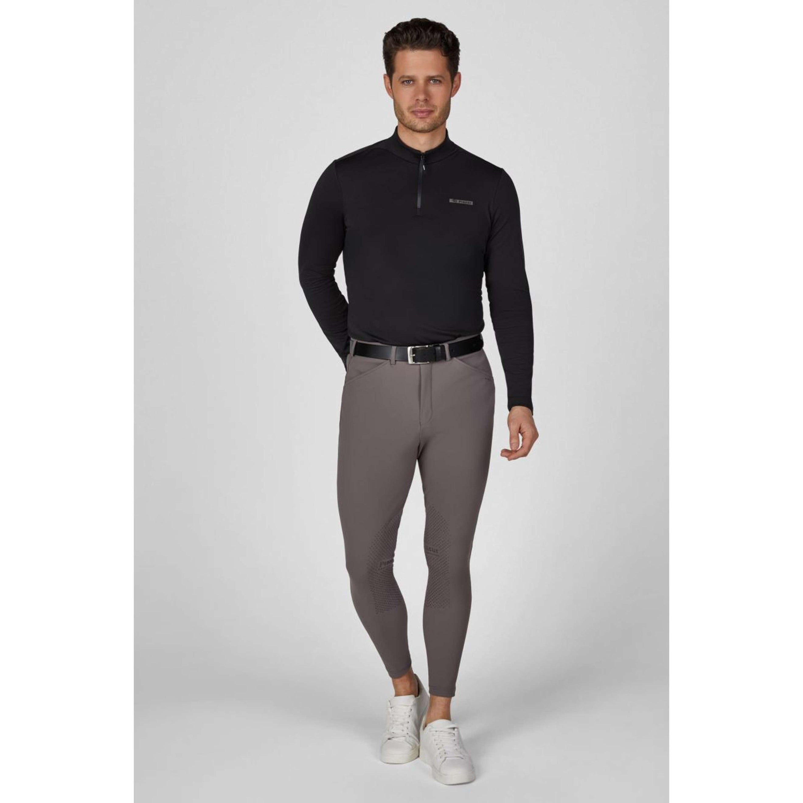 Pikeur Chemise Zip Athleisure AW26 Hommes Noir Pikeur Chemise Zip Athleisure AW26 Hommes Noir