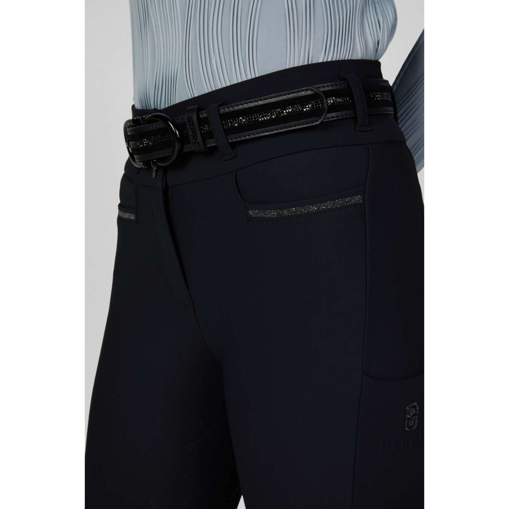 Pikeur Pantalon d'Équitation Linnet GripTec SO Highwaist Full Grip Nightblue