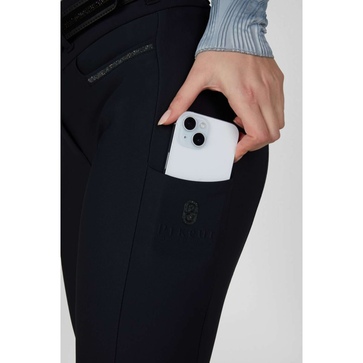 Pikeur Pantalon d'Équitation Linnet GripTec SO Highwaist Full Grip Nightblue