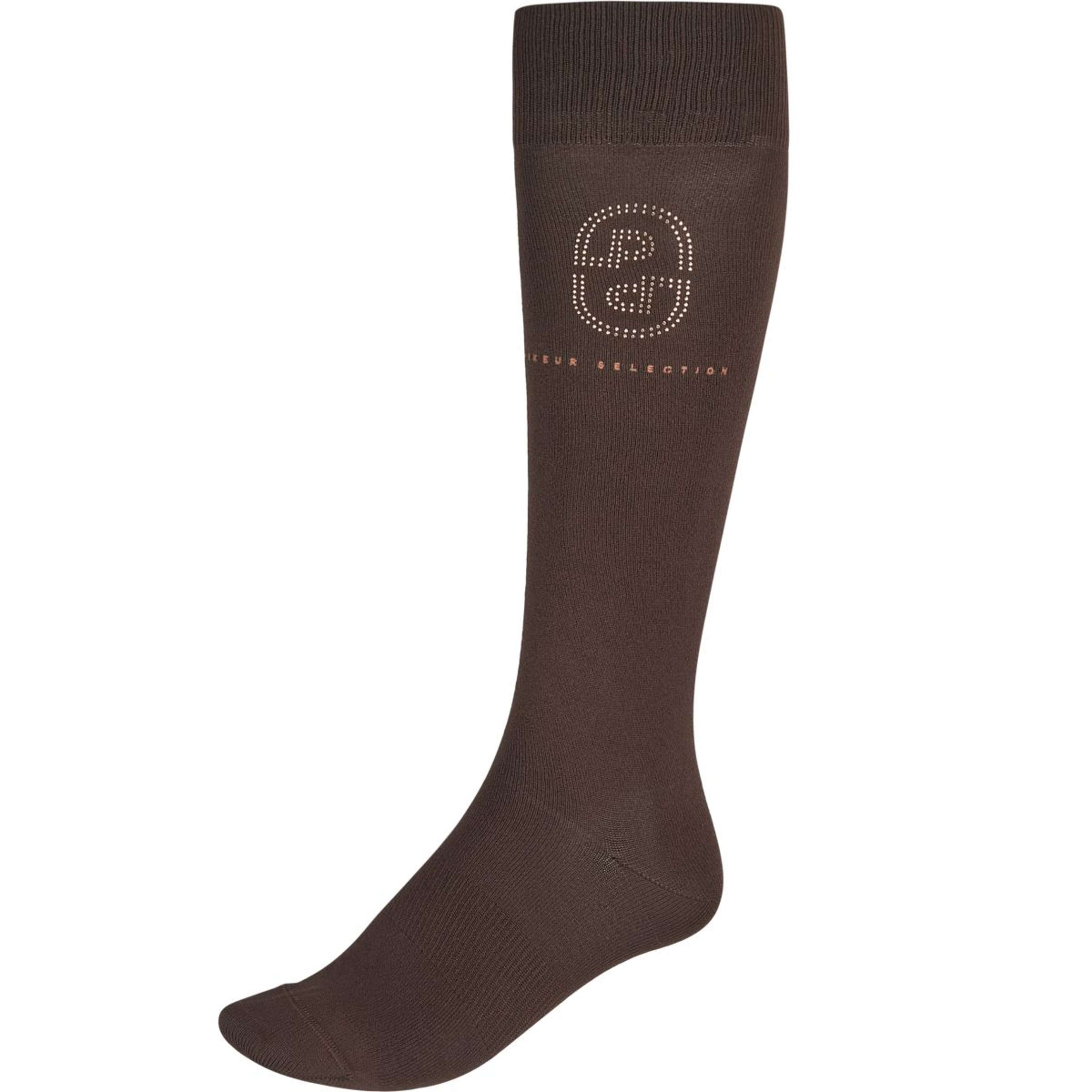 Pikeur Chaussettes d'Équitation Studs Selection AW26 Marron chocolat
