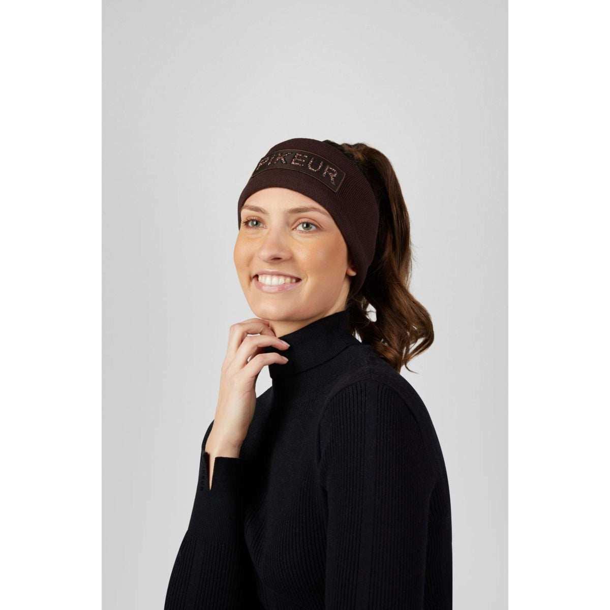 Pikeur Bandeau Cotton Athleisure AW26 Marron chocolat