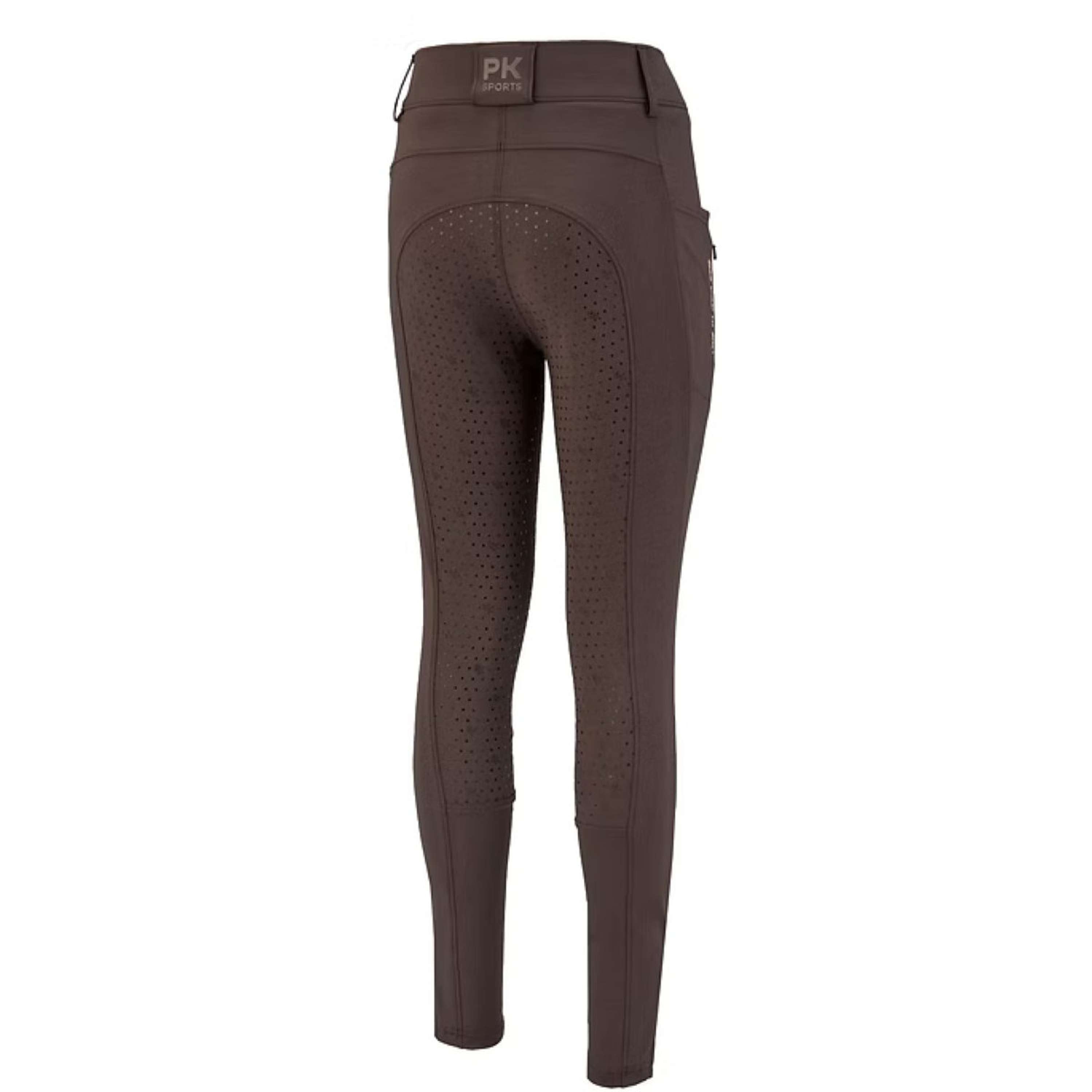 PK Pantalon d'Équitation Ruby Full Grip Café-Marron