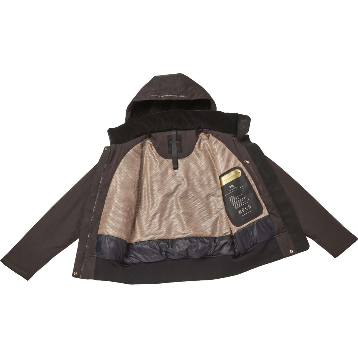 PK Veste Powerdale Café-Marron