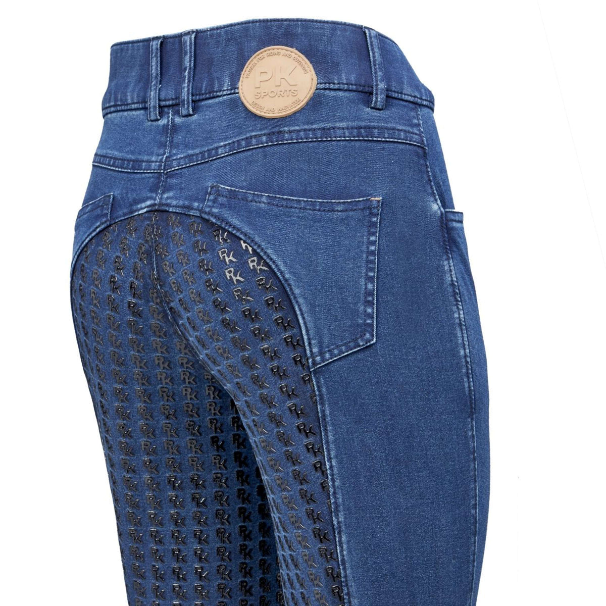 PK Pantalon d'Équitation Telstar Full Grip Ebony Jeans