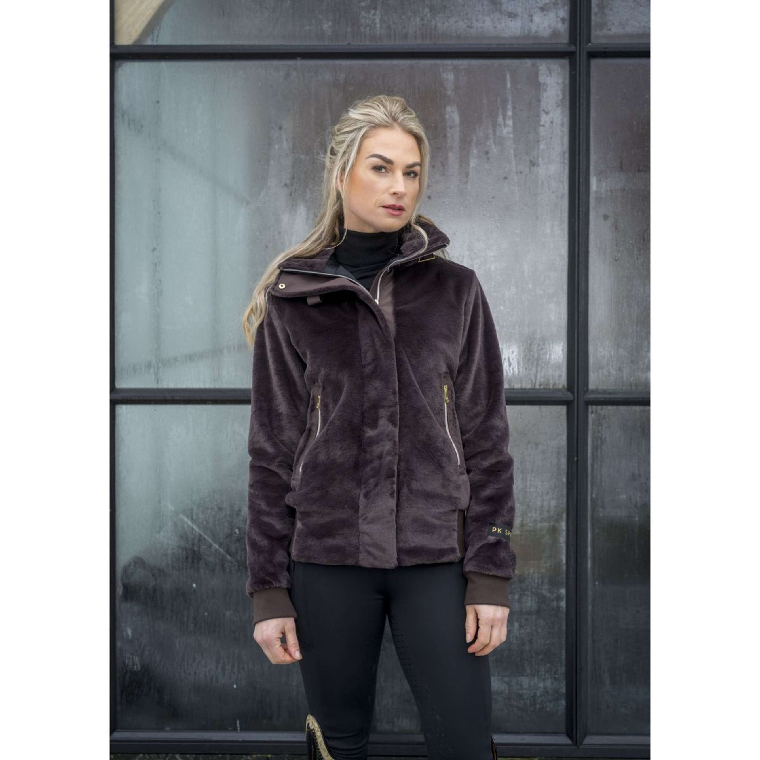 PK Veste Tiamo Fluffy Café-Marron PK Veste Tiamo Fluffy Café-Marron