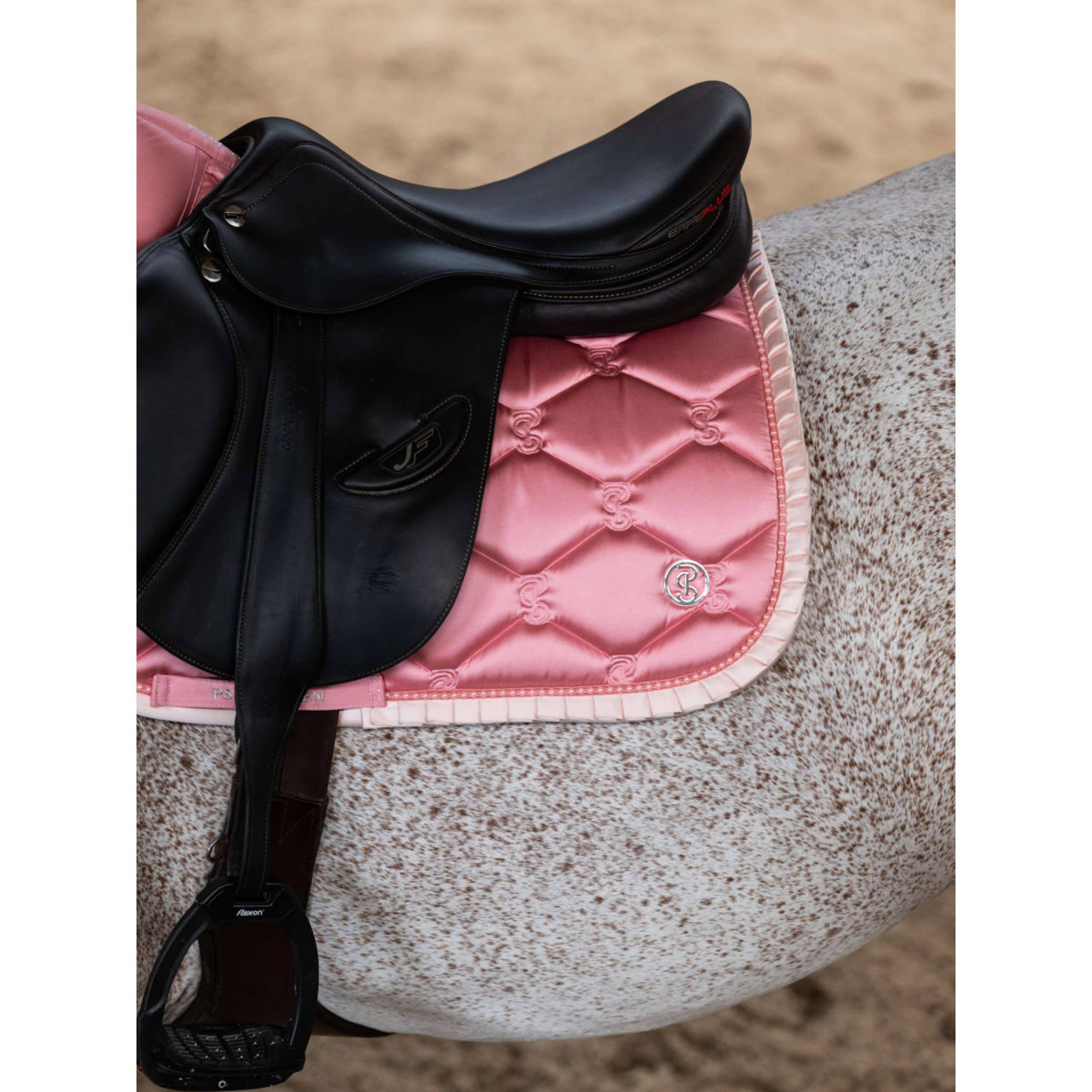 PS of Sweden Tapis de Selle Ruffle Pearl de Saut Vintage Pink