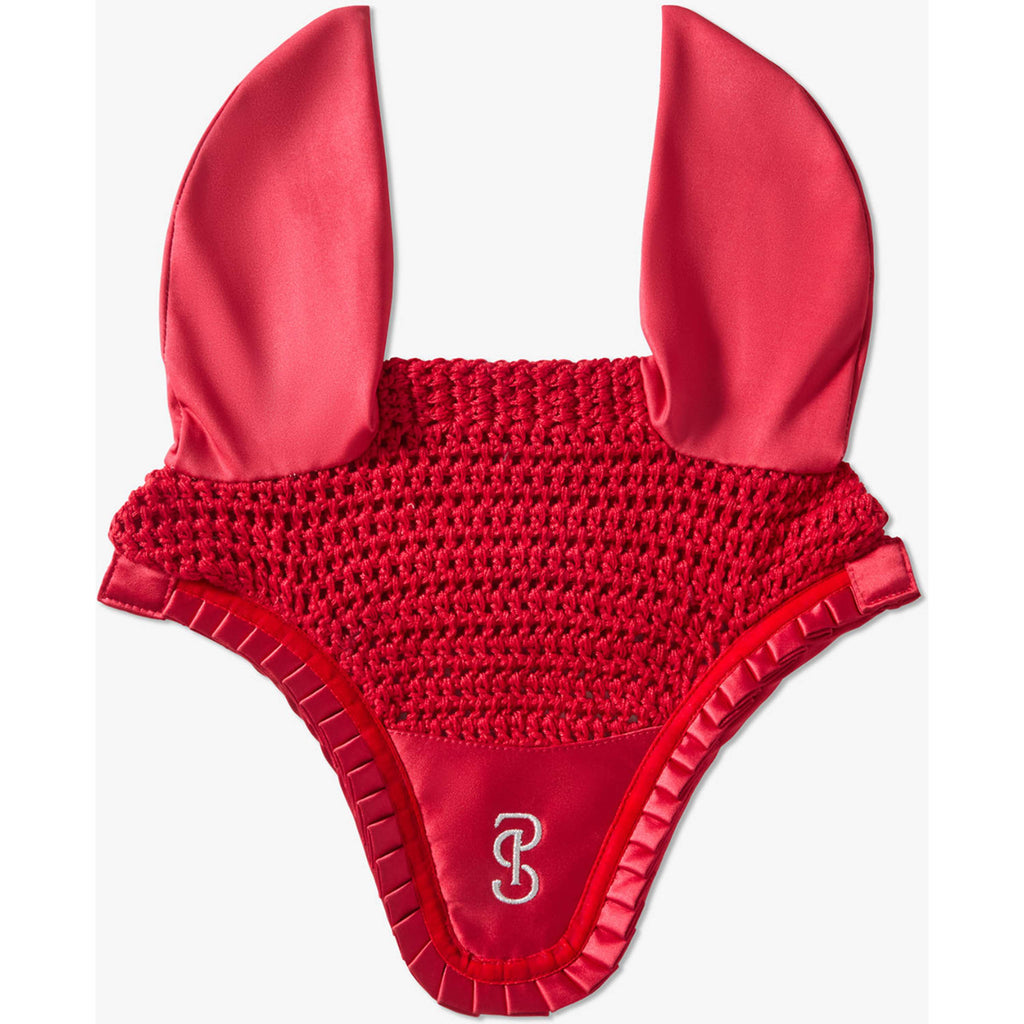 PS of Sweden Bonnet Anti-Mouches Ruffle Cranberry Red