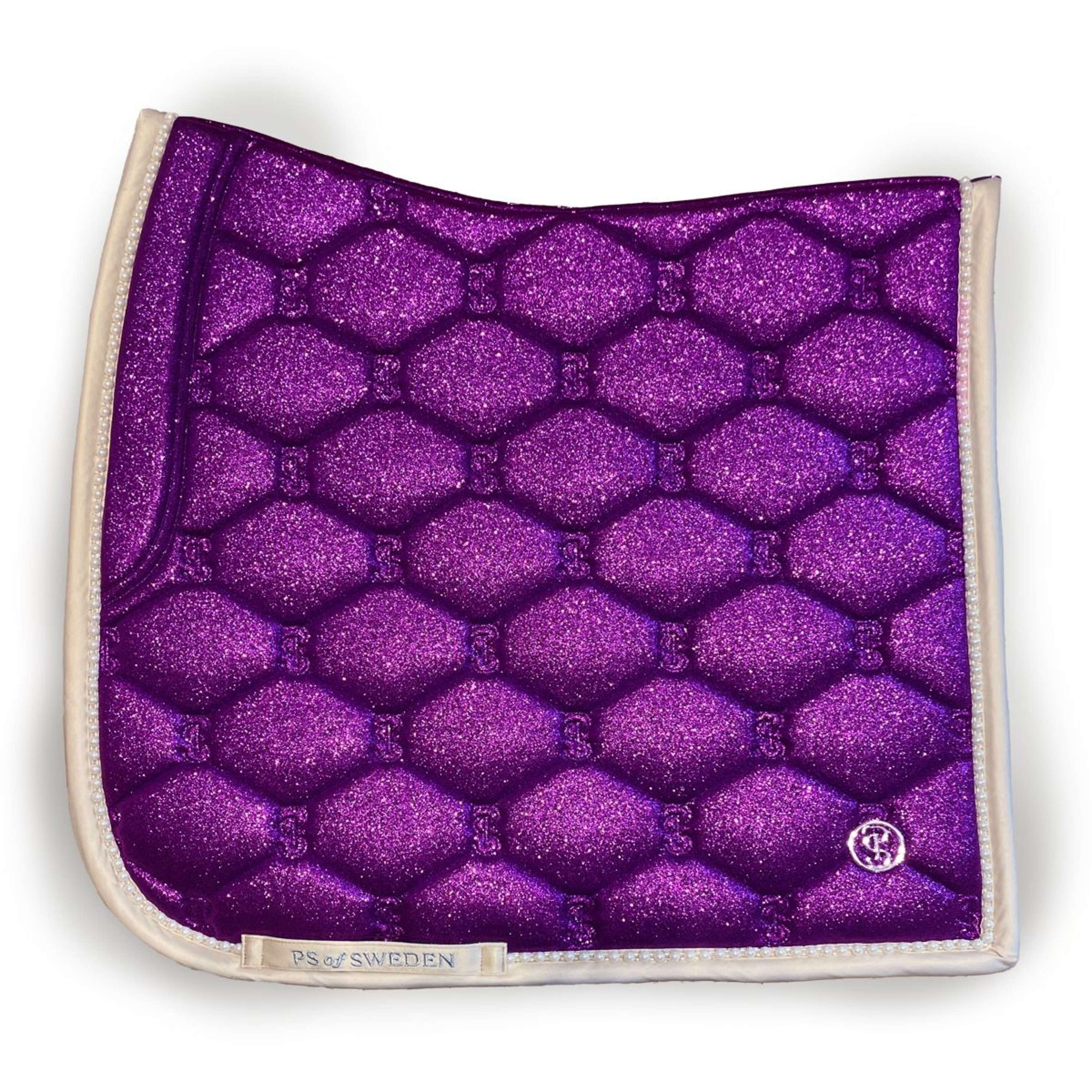 PS of Sweden Tapis de Selle Stardust Pearl Dressage Sparkly Violet