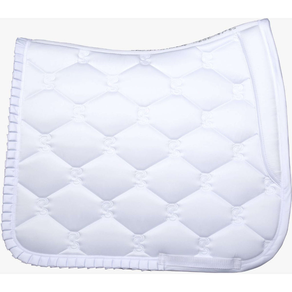 PS of Sweden Tapis de Selle Ruffle Dressage Blanc