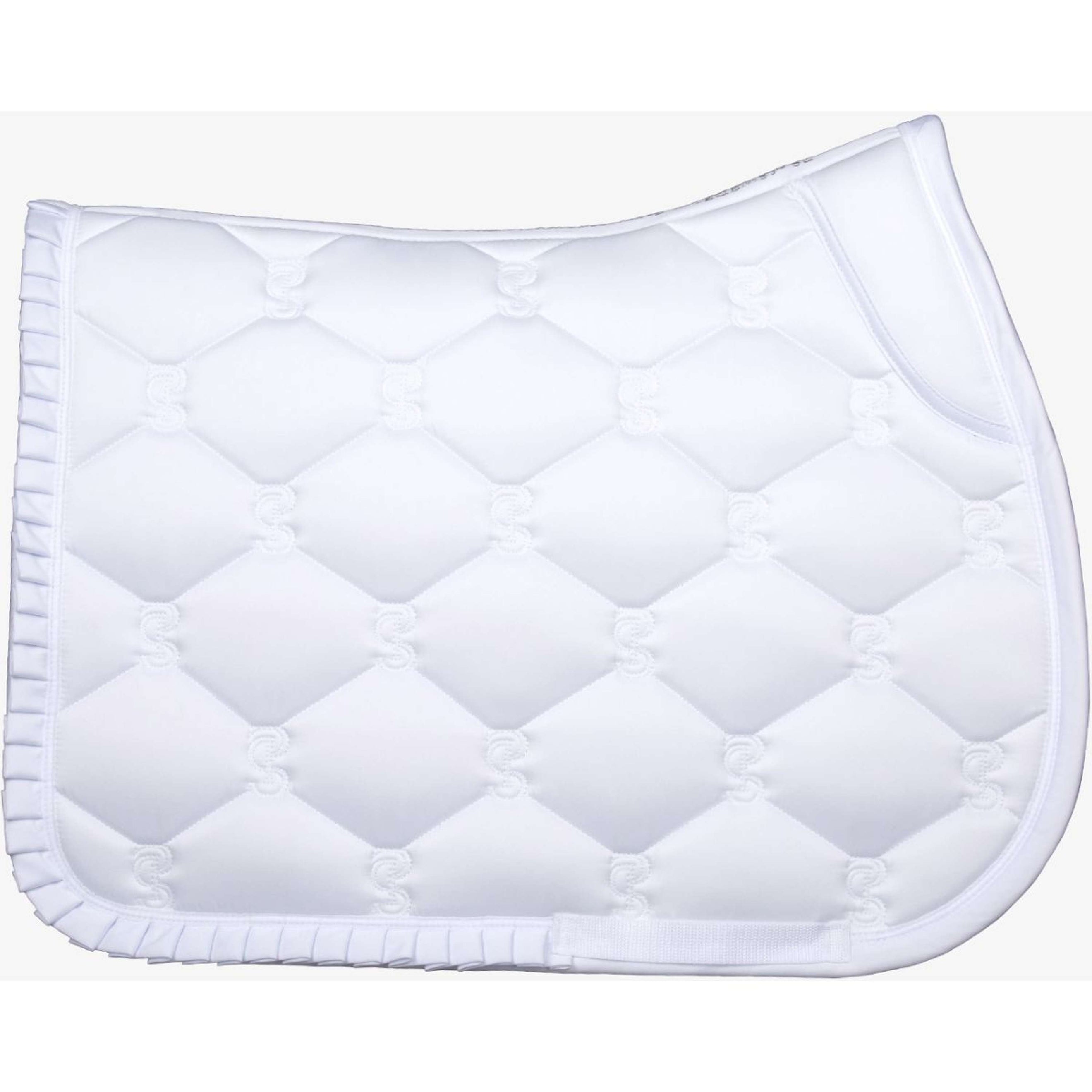 PS of Sweden Tapis de Selle Ruffle de Saut Blanc PS of Sweden Tapis de Selle Ruffle de Saut Blanc