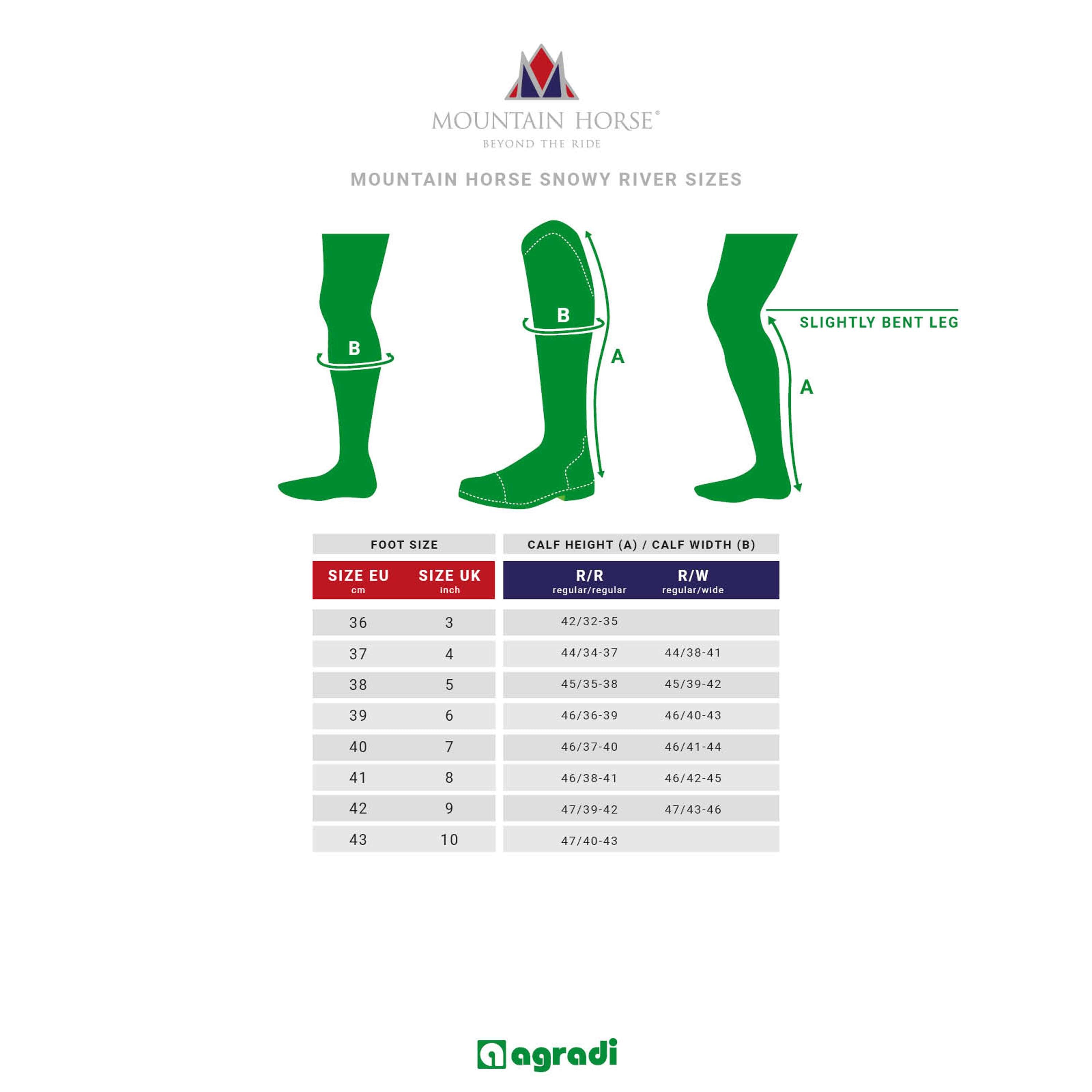 Mountain Horse Bottes d'Équitation Snowy River Marron