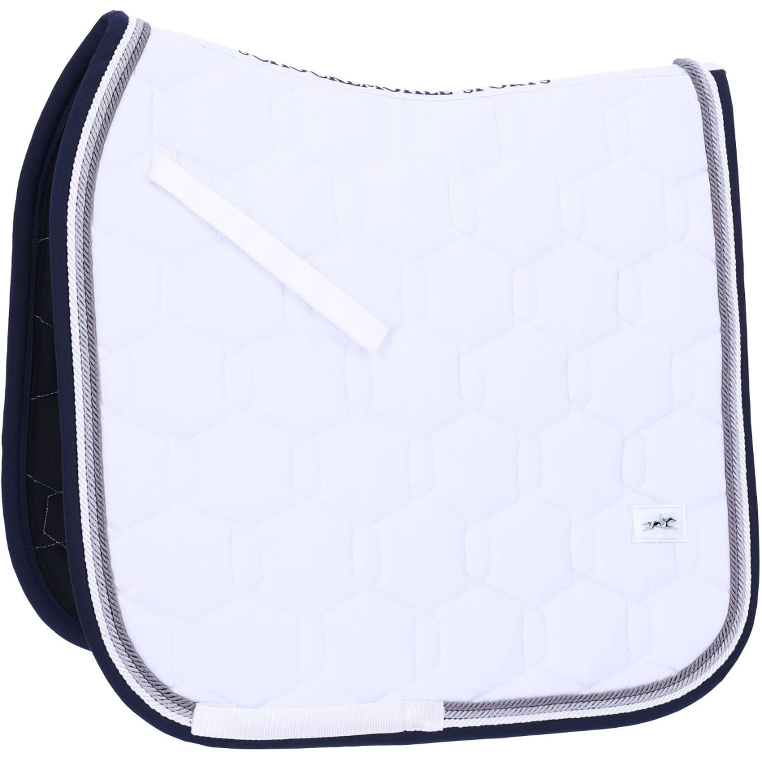Schockemöhle Tapis de Selle SP Eco Comfort D Style Dressage Blanc