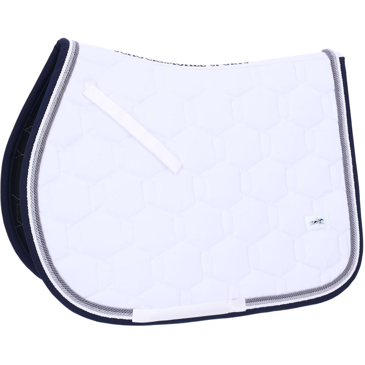 Schockemöhle Tapis de Selle SP Eco Comfort S Style de Saut Blanc