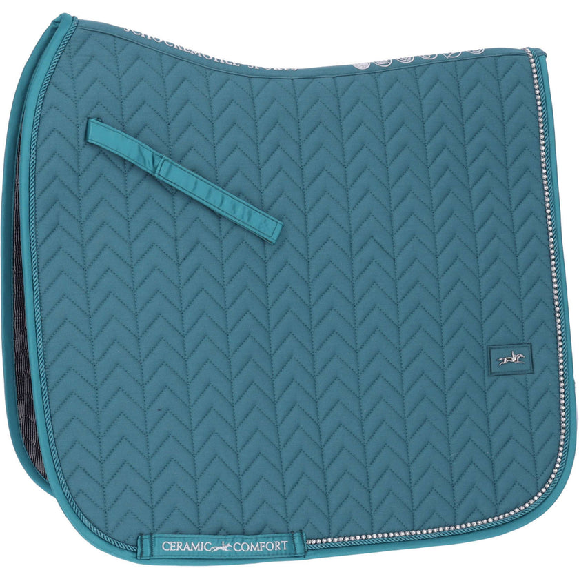 Schockemöhle Tapis de Selle SPCeramica D Style Dressage Colonial Blue Schockemöhle Tapis de Selle SPCeramica D Style Dressage Colonial Blue