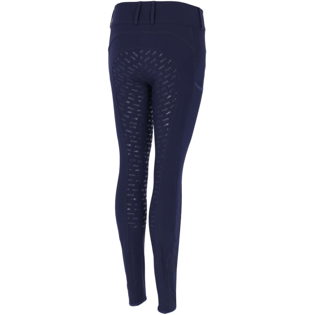 Schockemöhle Pantalon d'Équitation SPTulip Style Full Grip Marin foncé