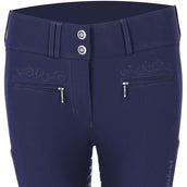 Schockemöhle Pantalon d'Équitation SPTulip Style Full Grip Marin foncé