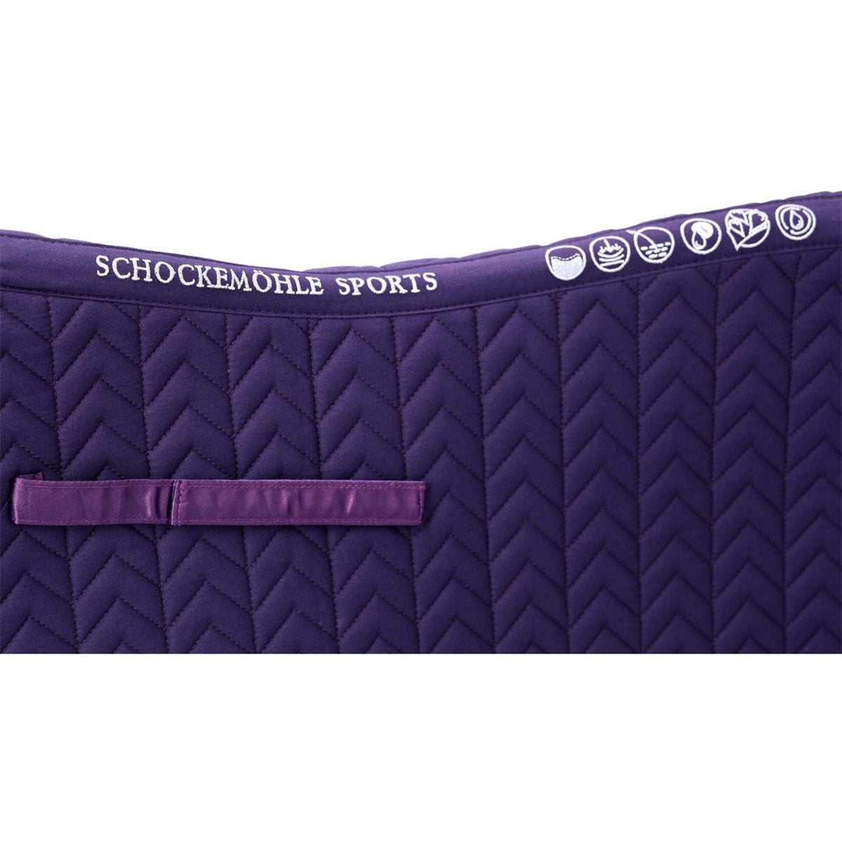 Schockemöhle Tapis de Selle SPCeramica Dressage Violet Foncé