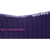 Schockemöhle Tapis de Selle SPCeramica Dressage Violet Foncé
