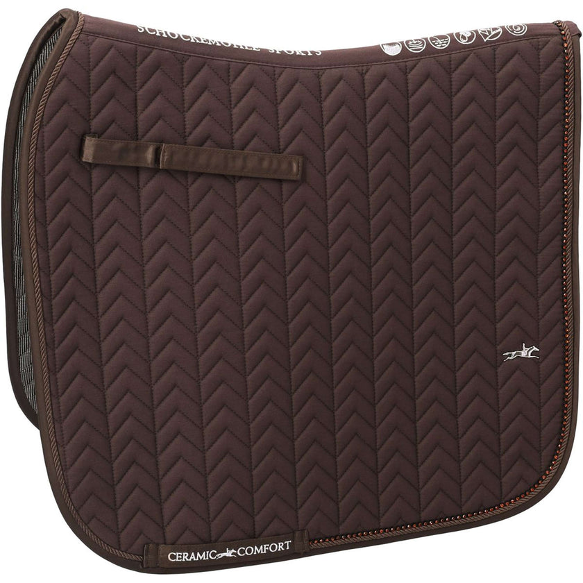 Schockemöhle Tapis de Selle SPCeramica Dressage Mocca