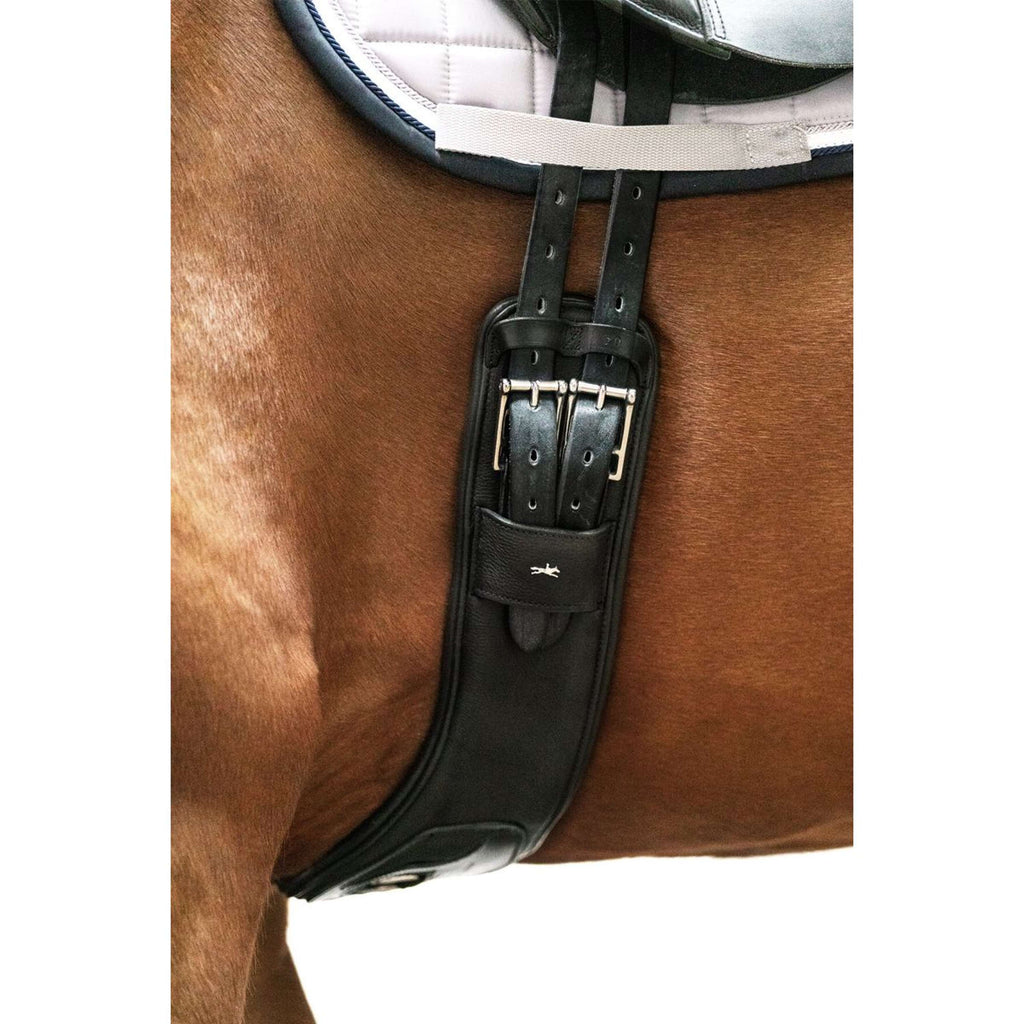 Schockemöhle Sangle de Dressage Pittsburgh Stretch Noir/Argent