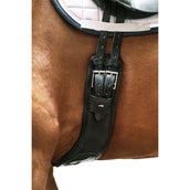 Schockemöhle Sangle de Dressage Pittsburgh Stretch Noir/Argent
