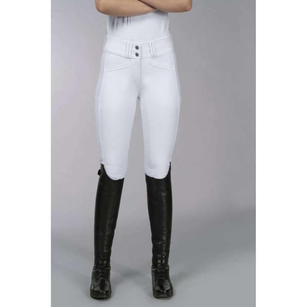 Schockemöhle Pantalon d'Équitation SPCarola Full Grip Optical White