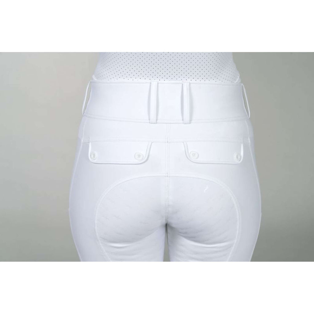 Schockemöhle Pantalon d'Équitation SPCarola Full Grip Optical White
